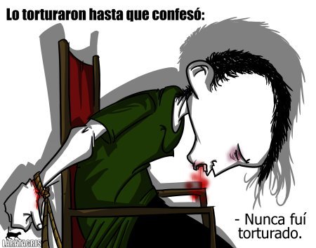 Cartoon: no paso (medium) by LaRataGris tagged laratagris,tortura
