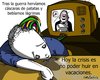 Cartoon: todo esta bien (small) by LaRataGris tagged crisis,television