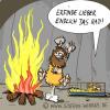 Cartoon: Radloser Hamster... (small) by verwirkt_cartoons tagged erfindung,steinzeit,urmensch,hamster,feuer,idee,rad,idea