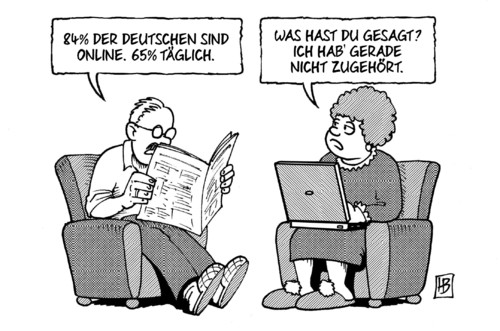 84 Prozent online 84 Prozent online