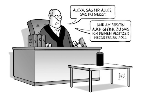 Alexa vor Gericht