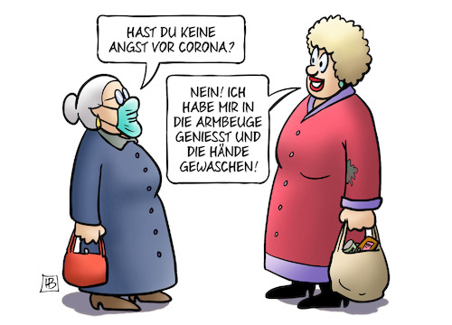 Cartoon: Armbeuge (medium) by Harm Bengen tagged angst,armbeuge,niessen,hände,waschen,susemil,jutta,coronavirus,krankheit,pandemie,panik,harm,bengen,cartoon,karikatur,angst,armbeuge,niessen,hände,waschen,susemil,jutta,coronavirus,krankheit,pandemie,panik,harm,bengen,cartoon,karikatur