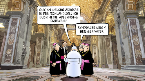 Bischöfe beim Papst