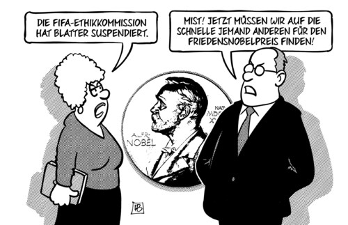 Blatter suspendiert Blatter suspendiert