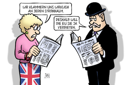 Cartoon: Brexit-Strohhalm (medium) by Harm Bengen tagged klammern,strohhalm,verbot,trinkhalme,plastik,verbieten,briten,brexit,abstimmung,eu,austritt,harm,bengen,cartoon,karikatur,klammern,strohhalm,verbot,trinkhalme,plastik,verbieten,briten,brexit,abstimmung,eu,austritt,harm,bengen,cartoon,karikatur