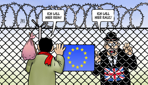 Cartoon: Brexit und Flucht (medium) by Harm Bengen tagged brexit,briten,cameron,gb,uk,platz,volksabstimmung,referendum,gipfel,zaun,stacheldraht,visegrad,europa,eu,grenzen,abschrecken,immigration,flucht,fluechtlinge,asyl,abschreckung,harm,bengen,cartoon,karikatur,brexit,briten,cameron,gb,uk,platz,volksabstimmung,referendum,gipfel,zaun,stacheldraht,visegrad,europa,eu,grenzen,abschrecken,immigration,flucht,fluechtlinge,asyl,abschreckung,harm,bengen,cartoon,karikatur