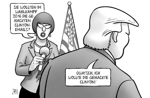 Clinton gehackt Clinton gehackt