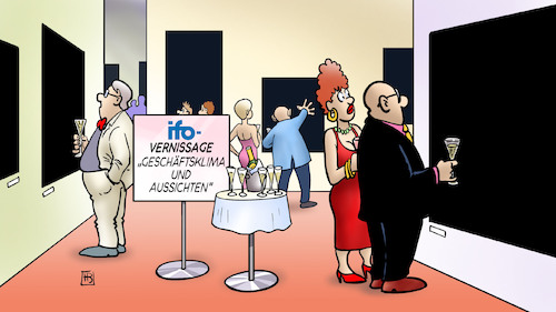 Cartoon: ifo-Index sinkt (medium) by Harm Bengen tagged ifo,index,vernissage,geschäftsklima,aussichten,konjunktur,wirtschaft,dunkel,ausstellung,kunst,harm,bengen,cartoon,karikatur,ifo,index,vernissage,geschäftsklima,aussichten,konjunktur,wirtschaft,dunkel,ausstellung,kunst,harm,bengen,cartoon,karikatur