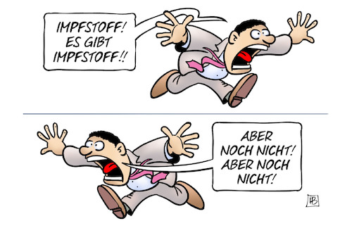 Cartoon: Impfstoff oder nicht (medium) by Harm Bengen tagged impfstoff,corona,hysterie,vorfreude,angst,hektik,panik,schreien,harm,bengen,cartoon,karikatur,impfstoff,corona,hysterie,vorfreude,angst,hektik,panik,schreien,harm,bengen,cartoon,karikatur