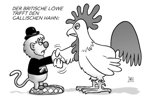 Johnson bei Macron Johnson bei Macron