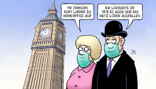 Cartoon: Johnson und Homeoffice (medium) by Harm Bengen tagged johnson,homeoffice,netz,uk,gb,brexit,corona,big,ben,london,harm,bengen,cartoon,karikatur,johnson,homeoffice,netz,uk,gb,brexit,corona,big,ben,london,harm,bengen,cartoon,karikatur
