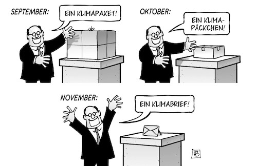 Klimapaket schrumpft Klimapaket schrumpft