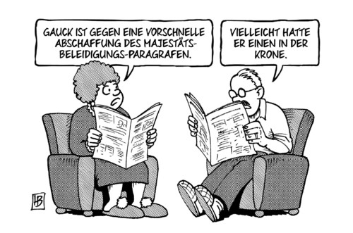 Majestät Gauck Majestät Gauck