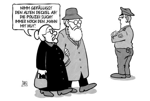 Mann mit Hut Mann mit Hut