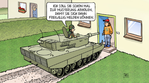Musterung und Freiwilligkeit