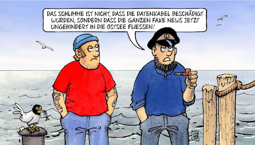 Cartoon: Ostsee-Datenkabel (medium) by Harm Bengen tagged datenkabel,beschädigt,fake,news,ostsee,nordstream,sprengung,sabotage,krieg,russalnd,ukraine,meer,harm,bengen,cartoon,karikatur,datenkabel,beschädigt,fake,news,ostsee,nordstream,sprengung,sabotage,krieg,russalnd,ukraine,meer,harm,bengen,cartoon,karikatur