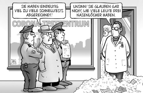 Schnelltest-Abrechnungen