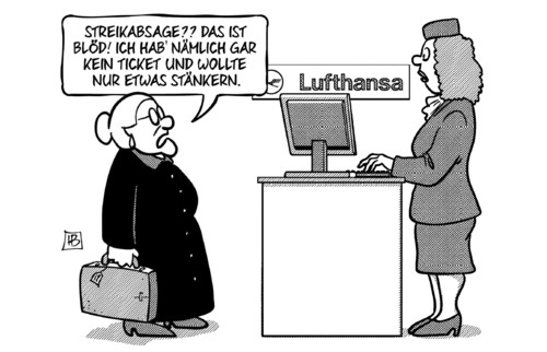 Streikabsage Streikabsage