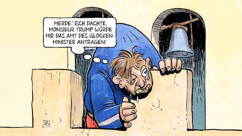 Cartoon: Trump in Notre-Dame (medium) by Harm Bengen tagged quasimodo,glöckner,trump,amt,glockenminister,wiedereröffnung,notre,dame,paris,frankreich,regierung,harm,bengen,cartoon,karikatur,quasimodo,glöckner,trump,amt,glockenminister,wiedereröffnung,notre,dame,paris,frankreich,regierung,harm,bengen,cartoon,karikatur