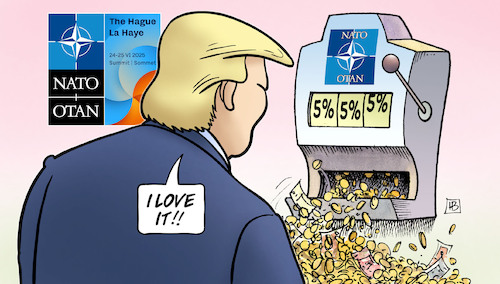 Trump liebt NATO Trump liebt NATO