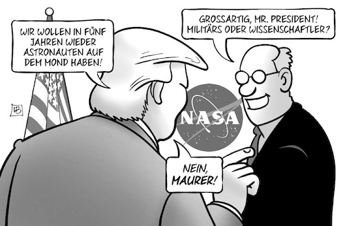USA auf dem Mond