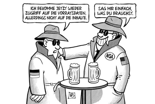 Vorratsdaten unter Freunden