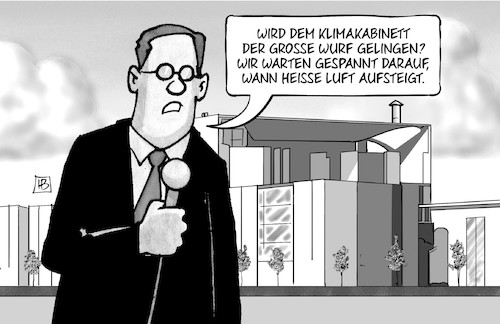 Warten auf Klimakabinett Warten auf Klimakabinett