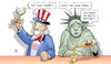 Cartoon: 100 Tage Trump und Open End (small) by Harm Bengen tagged dritte,amtszeit,open,end,100,tage,trump,usa,präsident,regierung,1361,übrig,restzeit,alkohol,uncle,sam,freiheitsstatue,harm,bengen,cartoon,karikatur