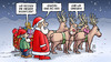 Cartoon: Amazon-Weihnachtsstreik (small) by Harm Bengen tagged amazon,weihnachtsstreik,weihnachten,weihnachtsmann,wichtel,rentiere,namen,streiken,geschenke,schlitten,harm,bengen,cartoon,karikatur