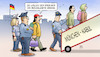 Cartoon: Bezahlkarte (small) by Harm Bengen tagged bezahlkarte,abschiebungen,asylrecht,asylberechtigte,polizei,flughafen,harm,bengen,cartoon,karikatur