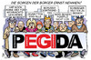 Cartoon: Bürgersorgen (small) by Harm Bengen tagged pegida,islamophob,islam,nazis,bürgertum,demonstration,dresden,protest,sorgen,harm,bengen,cartoon,karikatur