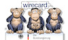 Cartoon: Bundesregierung und Wirecard (small) by Harm Bengen tagged bundesregierung,wirecard,merkel,raute,drei,affen,finanzdienstleister,betrug,pleite,harm,bengen,cartoon,karikatur