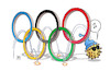 Cartoon: Coronische Spiele (small) by Harm Bengen tagged olympia,corona,china,winterolympiade,virus,harm,bengen,cartoon,karikatur