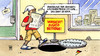 Cartoon: Deckelung (small) by Harm Bengen tagged deckelung,gesundheitsreform,minister,rösler,krankenversicherung,beitrag,beiträge,zusatzbeiträge,anhebung,erhöhung,falle