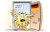 Cartoon: Der Rückkehrer (small) by Harm Bengen tagged rückkehrer,corona,virus,monster,tür,zweite,welle,harm,bengen,cartoon,karikatur