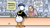 Cartoon: Donald-Duck-Ausweis (small) by Harm Bengen tagged donald,duck,ausweis,antiterrorpaket,demaiziere,innenminister,laden,verkauf,prepaidhandys,problem,harm,bengen,cartoon,karikatur