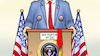 Cartoon: Dr. Trump (small) by Harm Bengen tagged doktor,doctor,peanuts,trump,usa,virus,corona,coronavirus,ansteckung,pandemie,epidemie,krankheit,schaden,harm,bengen,cartoon,karikatur