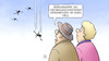 Cartoon: Drohnengrippe (small) by Harm Bengen tagged drohnengrippe,verteidigungsministerium,experiment,virus,himmel,fluggeräte,vogelgrippe,harm,bengen,cartoon,karikatur