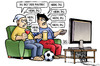 Cartoon: EM-Favorit (small) by Harm Bengen tagged favorit,em,europameisterschaft,fussball,tv,nationalmannschaft,deutschland,frankreich,harm,bengen,cartoon,karikatur