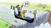Cartoon: Euro-Gondel (small) by Harm Bengen tagged berlusconi,wahl,italien,monti,grillo,bersani,euro,waehrung,eurokrise,eu,europa,gondel,gondoliere,wasserfall,abgrund,absturz,harm,bengen,cartoon,karikatur