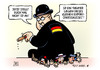 Cartoon: Exportüberschuss (small) by Harm Bengen tagged deutschland,exportüberschuss,ausfuhren,wirtschaft,europa,eu,harm,bengen,cartoon,karikatur