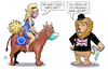 Cartoon: GB und Impfstoff (small) by Harm Bengen tagged impfstoff,brexit,gb,uk,löwe,europa,stier,corona,virus,untergang,impfung,spritze,harm,bengen,cartoon,karikatur