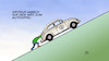 Cartoon: Habecks Autogipfel (small) by Harm Bengen tagged sisyphus,habeck,autogipfel,kfz,kaefer,vw,harm,bengen,cartoon,karikatur