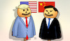 Cartoon: Halloween-Treff in Seoul (small) by Harm Bengen tagged halloween,treffen,seoul,trump,xi,china,usa,kürbis,harm,bengen,cartoon,karikatur