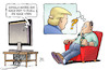 Cartoon: Harris Nase vorn (small) by Harm Bengen tagged kamala,nase,vorn,tv,duell,fernseher,usa,harris,trump,harm,bengen,cartoon,karikatur