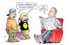 Cartoon: Impfen in den Ferien (small) by Harm Bengen tagged ferien,urlaub,kinder,jugendliche,impfen,impfung,corona,vater,zeitung,lesen,harm,bengen,cartoon,karikatur