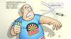 Cartoon: Impfstoffverteilung (small) by Harm Bengen tagged impfstoffverteilung,unkonventionelle,wege,impfung,darts,spieler,wurfpfeile,spritzen,corona,harm,bengen,cartoon,karikatur