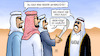 Cartoon: Katar-Isolation (small) by Harm Bengen tagged katar,isolation,bahrain,vereinigte,arabische,emirate,ägypten,jemen,saudi,arabien,terror,unterstuetzung,krieg,harm,bengen,cartoon,karikatur