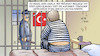 Cartoon: Kavala lebenslänglich (small) by Harm Bengen tagged unesco,weltkulturerbe,erdogan,lebenslänglich,gefängnis,knast,kavala,türkei,harm,bengen,cartoon,karikatur