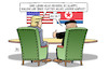 Cartoon: Kim und Trump (small) by Harm Bengen tagged twitter,trump,kim,jong,un,nordkorea,usa,treffen,gipfel,harm,bengen,cartoon,karikatur